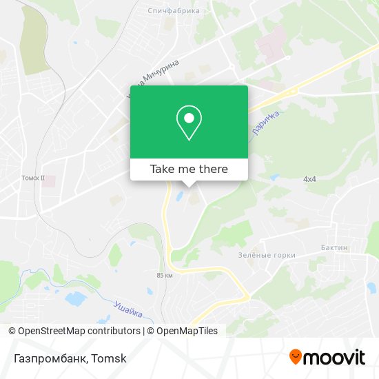 Газпромбанк map