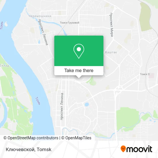Ключевской map