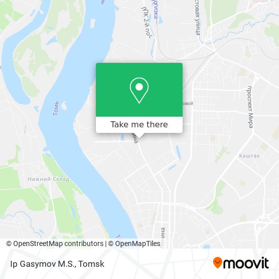 Ip Gasymov M.S. map