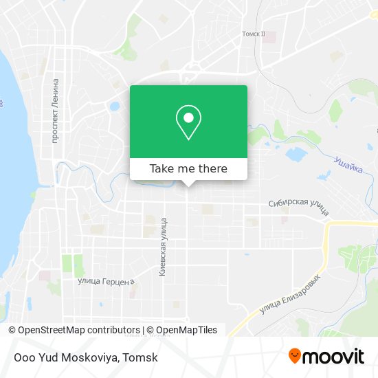 Ooo Yud Moskoviya map