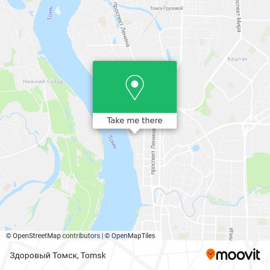 Здоровый Томск map