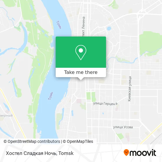 Хостел Сладкая Ночь map