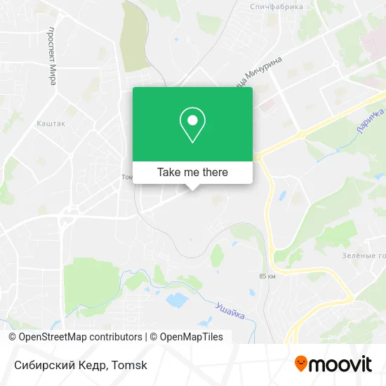 Сибирский Кедр map