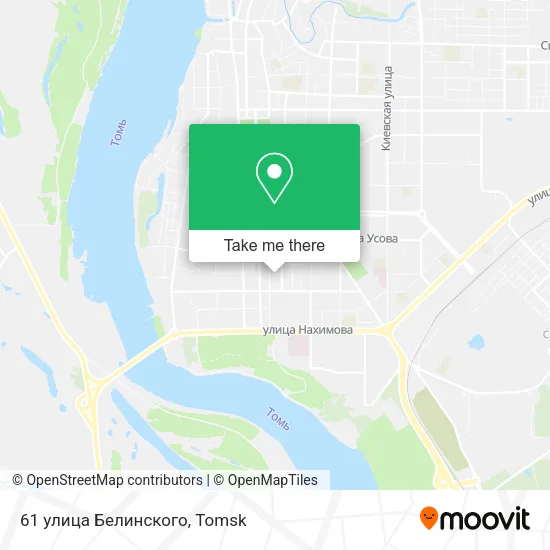 61 улица Белинского map