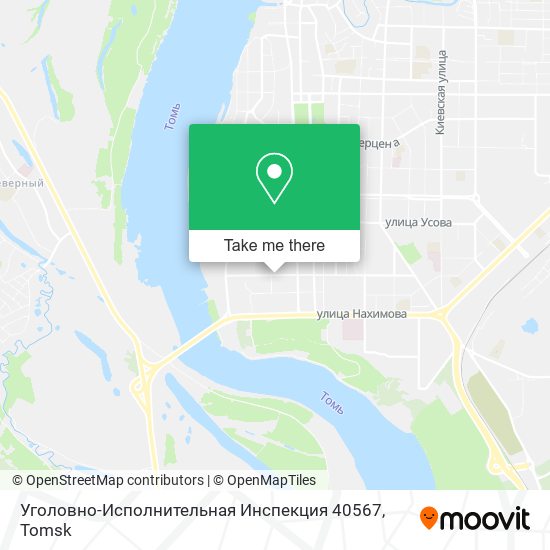 Уголовно-Исполнительная Инспекция 40567 map