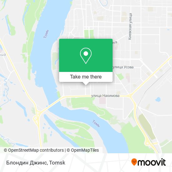 Блондин Джинс map