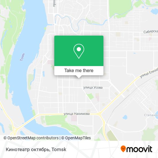Кинотеатр октябрь map