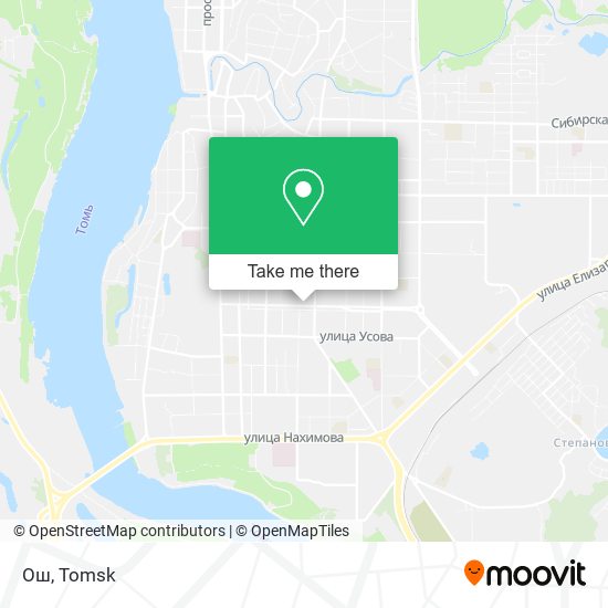Ош map