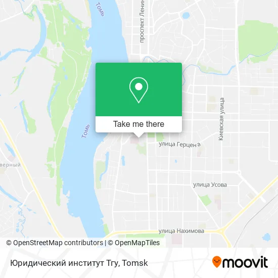Юридический институт Тгу map