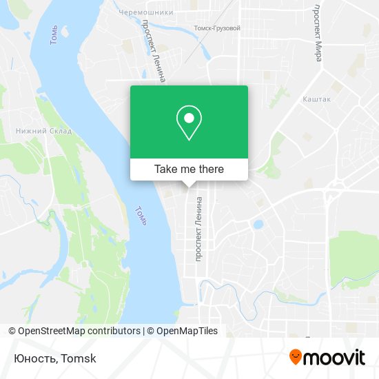 Юность map