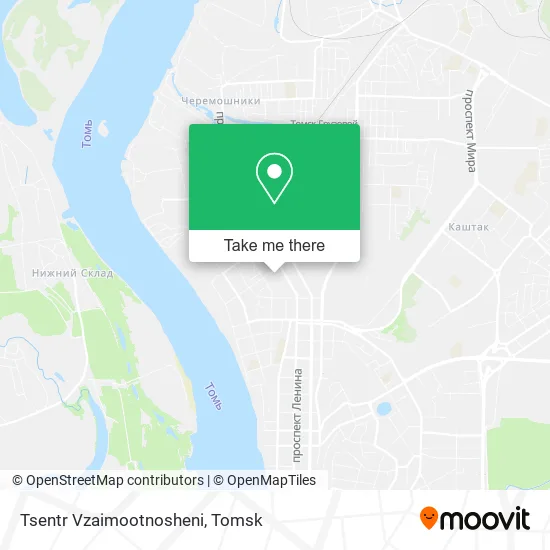 Tsentr Vzaimootnosheni map