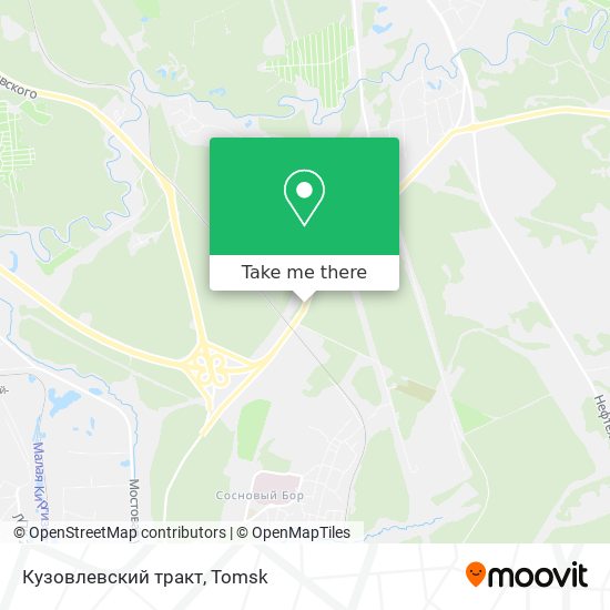 Кузовлевский тракт map