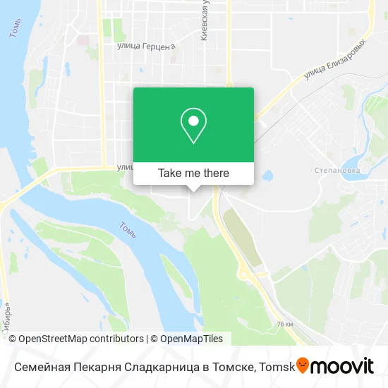 Семейная Пекарня Сладкарница в Томске map