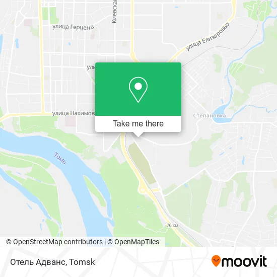 Отель Адванс map