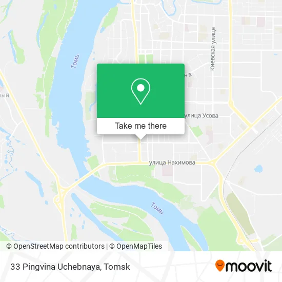 33 Pingvina Uchebnaya map