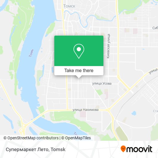 Супермаркет Лето map