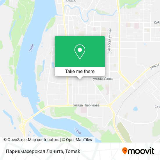 Парикмахерская Ланита map