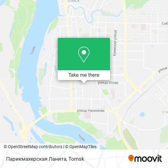 Парикмахерская Ланита map