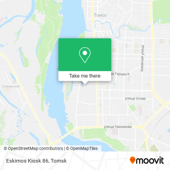 Eskimos Kiosk 86 map