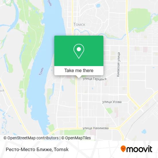 Ресто-Место Ближе map