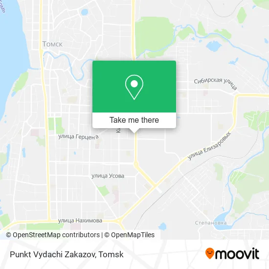 Punkt Vydachi Zakazov map