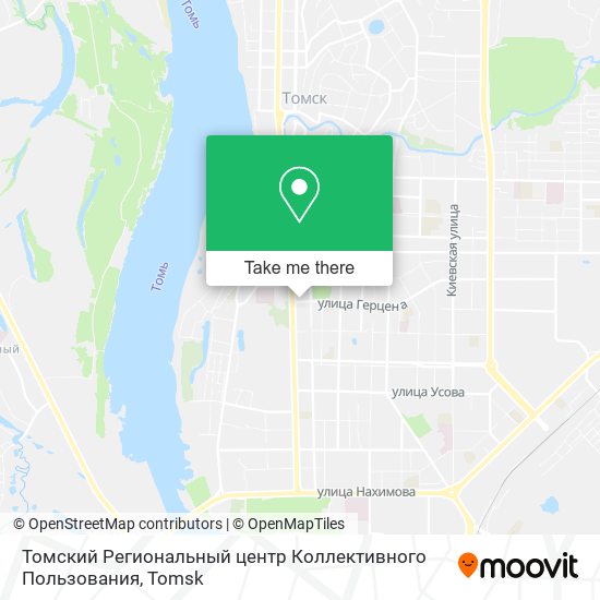 Томский Региональный центр Коллективного Пользования map