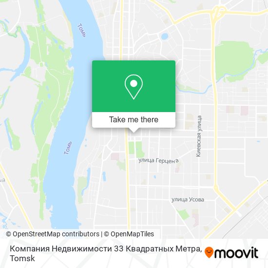 Компания Недвижимости 33 Квадратных Метра map