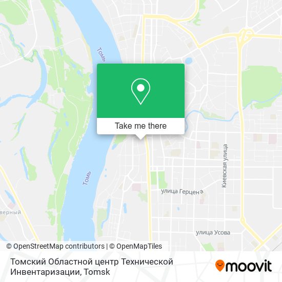 Томский Областной центр Технической Инвентаризации map