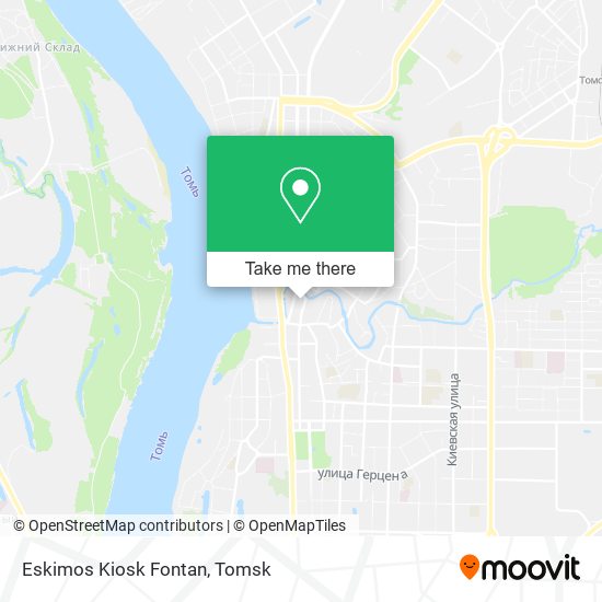 Eskimos Kiosk Fontan map