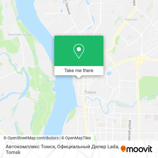 Автокомплекс Томск, Официальный Дилер Ladа map