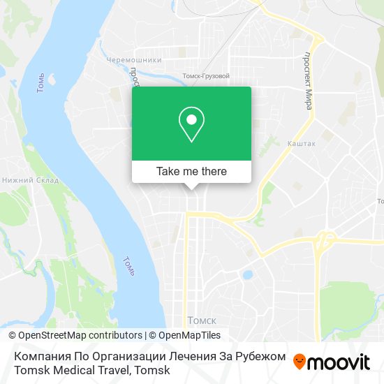 Компания По Организации Лечения За Рубежом Tomsk Medical Travel map