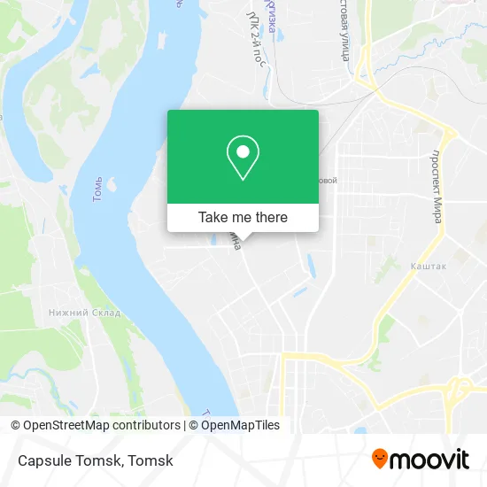 Capsule Tomsk map