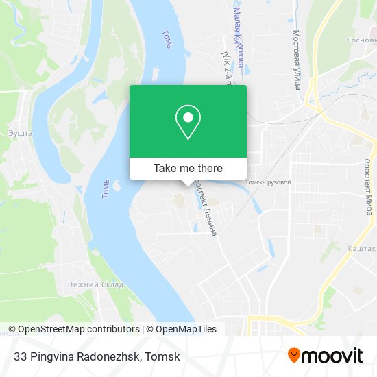33 Pingvina Radonezhsk map