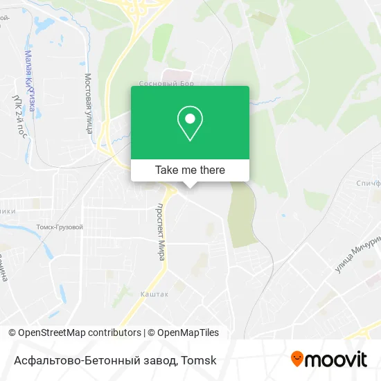 Асфальтово-Бетонный завод map