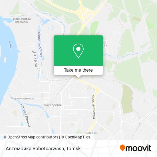 Автомойка Robotcarwash map