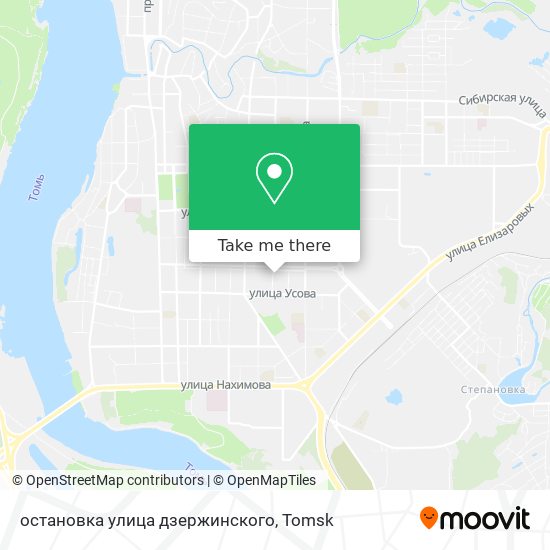 остановка улица дзержинского map