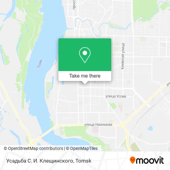 Усадьба С. И. Клещинского map