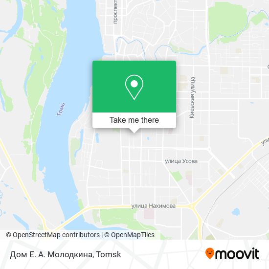 Дом Е. A. Молодкина map