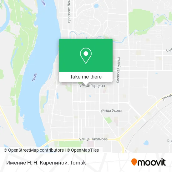 Имение Н. Н. Карепиной map