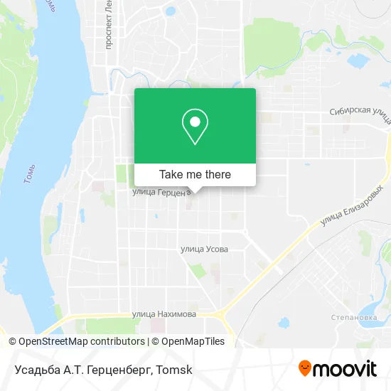 Усадьба А.Т. Герценберг map