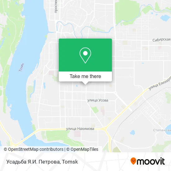 Усадьба Я.И. Петрова map