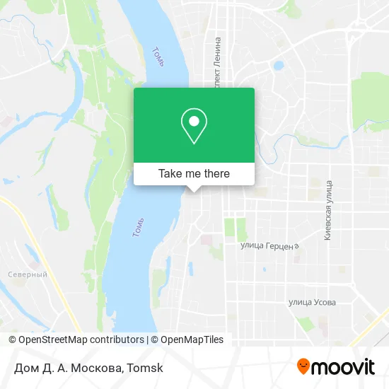 Дом Д. А. Москова map