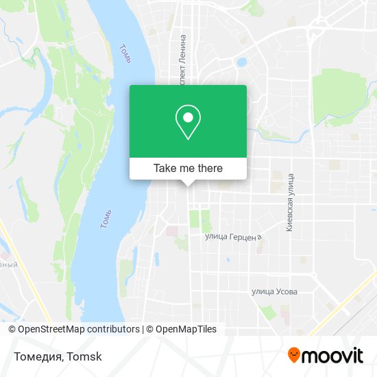 Томедия map
