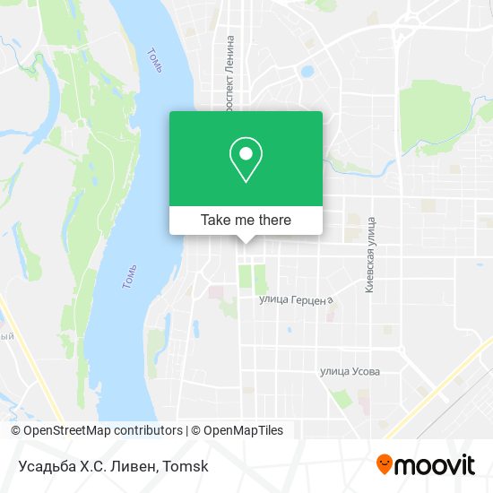 Усадьба Х.С. Ливен map