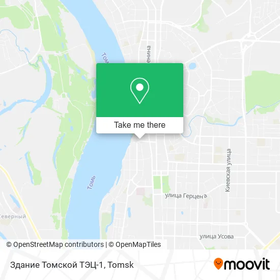 Здание Томской ТЭЦ-1 map