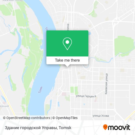 Здание городской Управы map