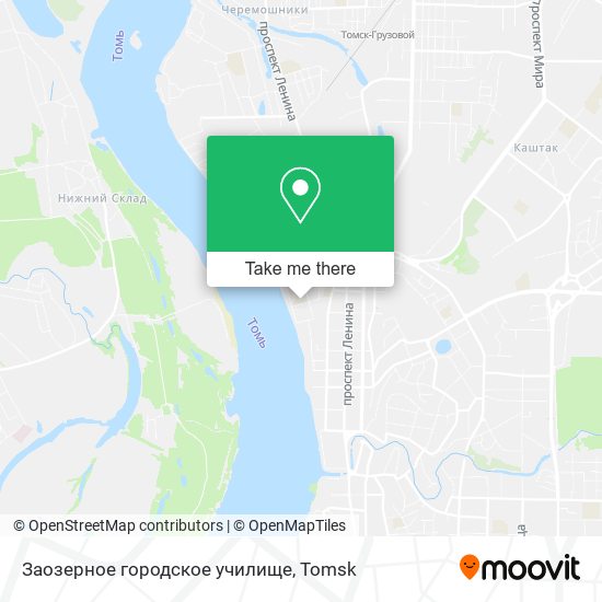 Заозерное городское училище map