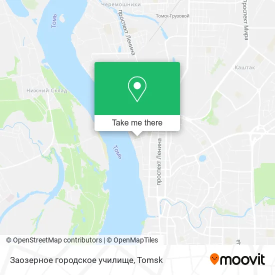 Заозерное городское училище map