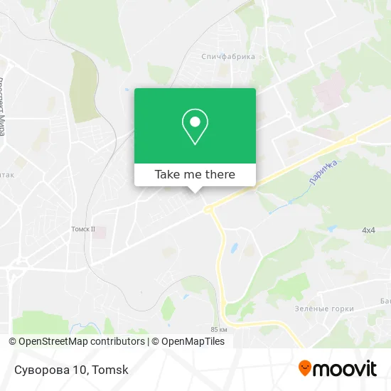 Суворова 10 map