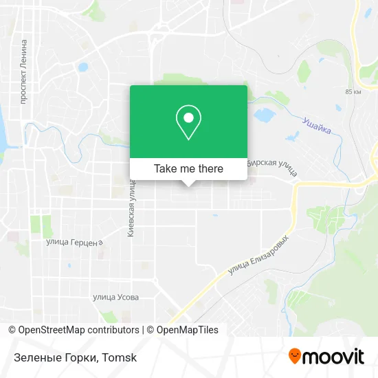 Зеленые Горки map